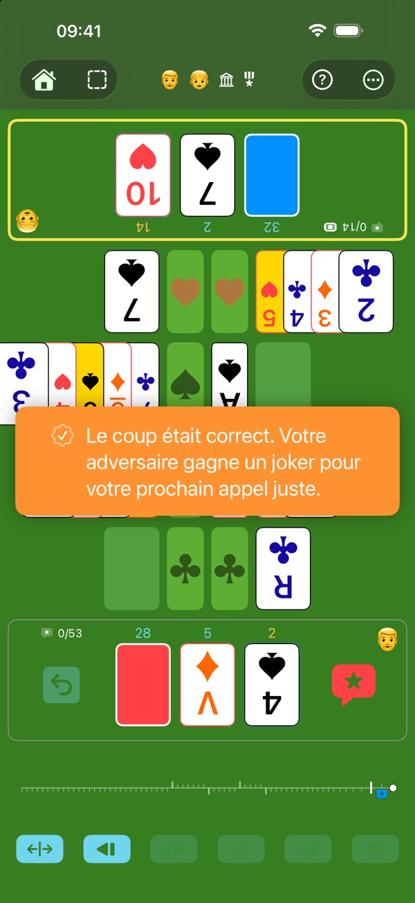 Face à face, sans dispute.