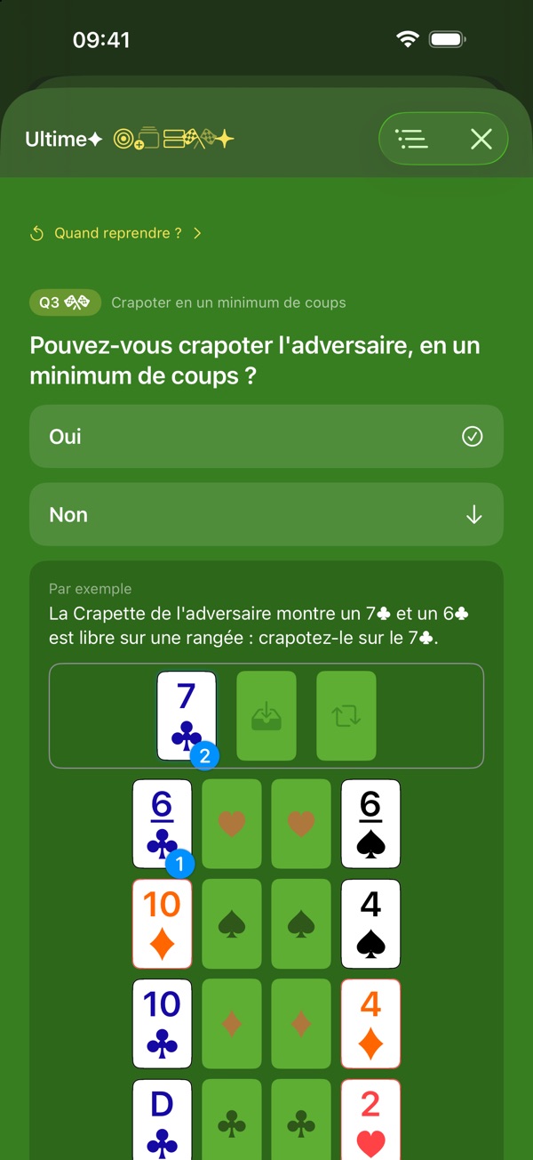 Chaque coup s'explique.
